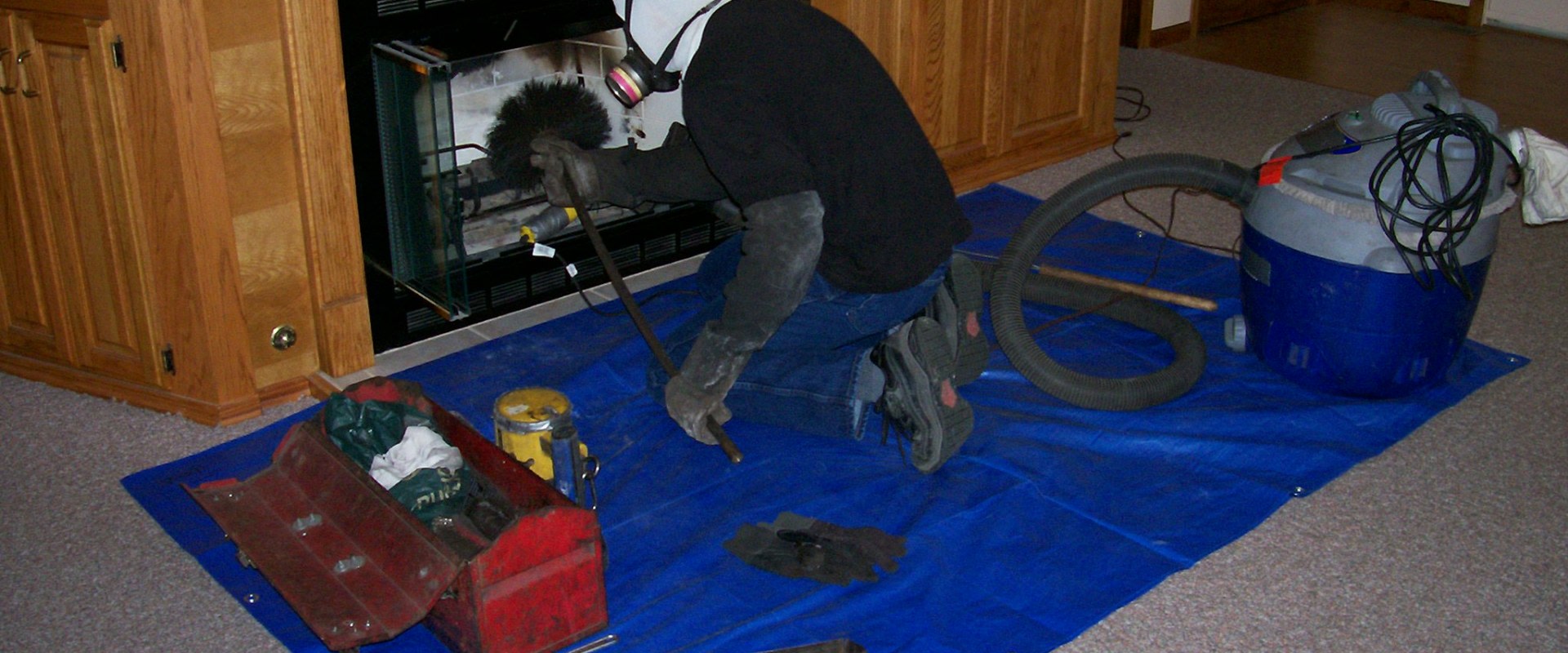Fireplace To Floor Carpet Cleaning In Evansville, IN, PostChimney